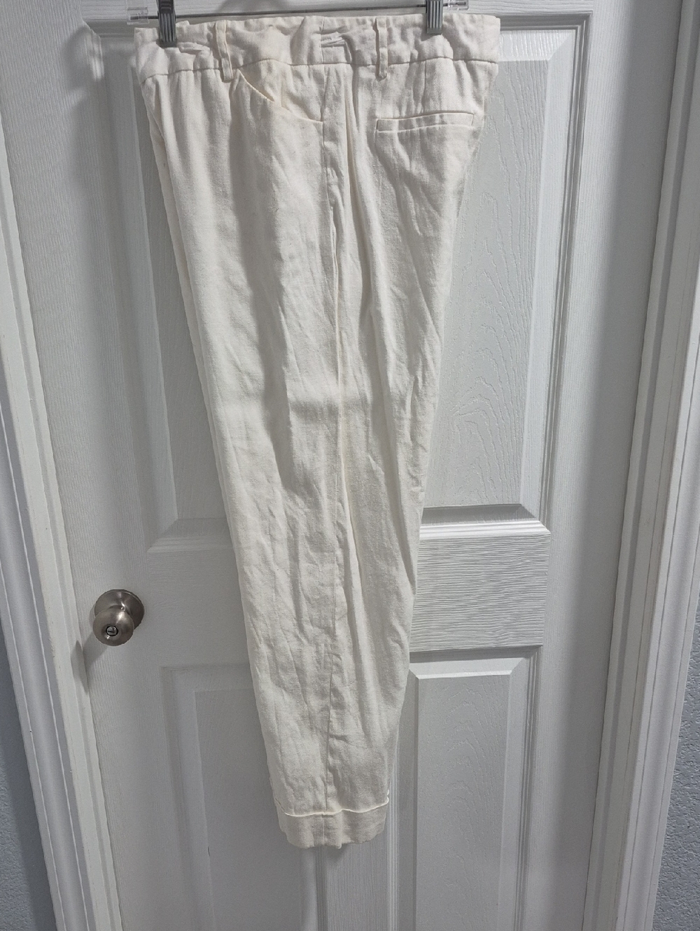 Women's Linen Pants - White